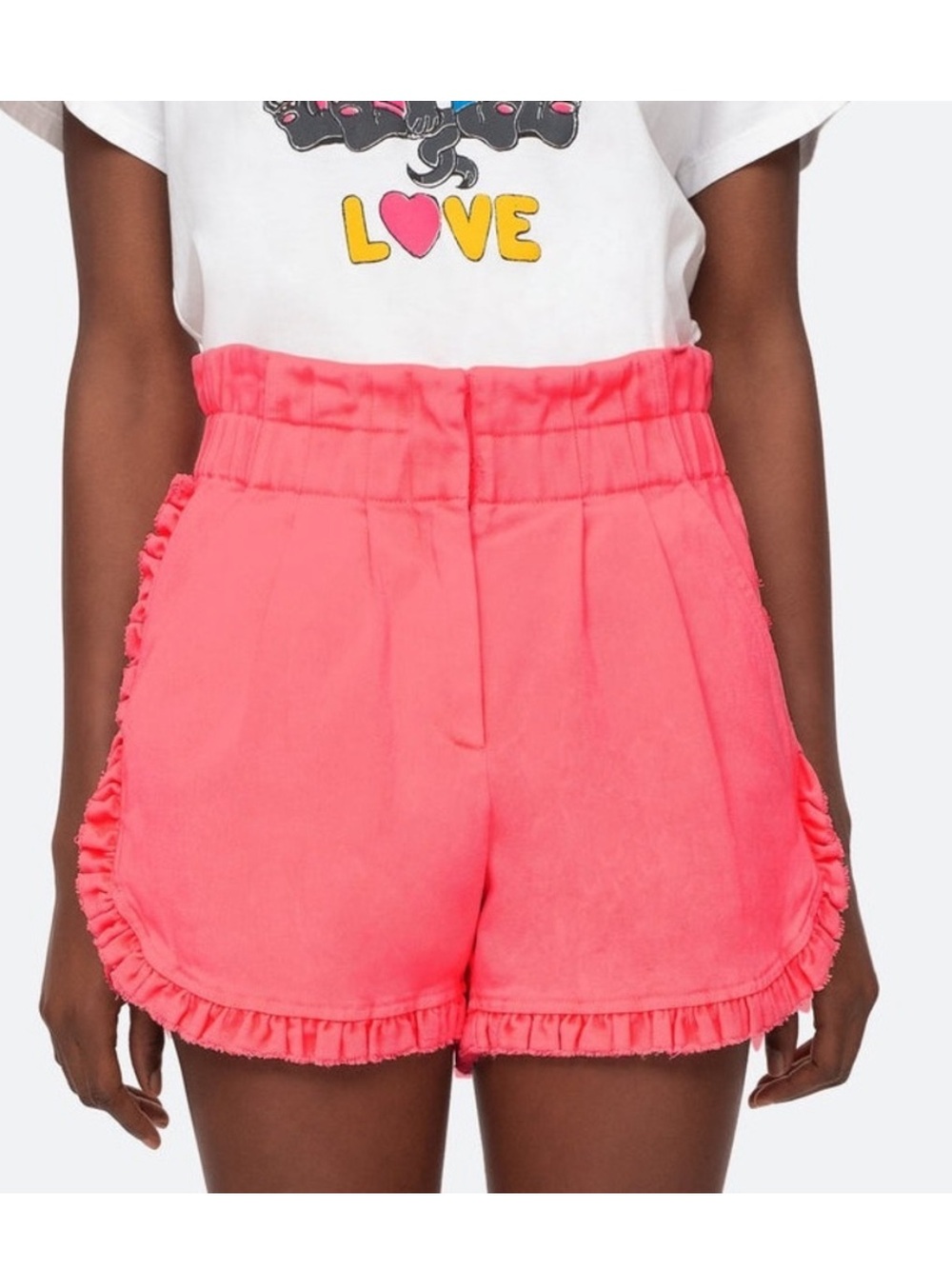 SEA New York Pink Ruffle Shorts size 8